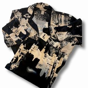 Pants and shirt set thick and luxurious fabric